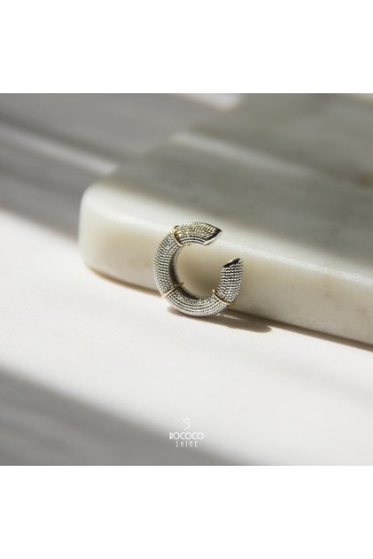 Silver-Gold Mini Earcuff