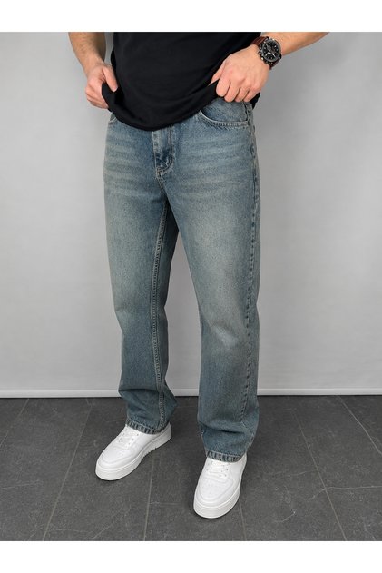 Baggy Jean Erkek Kot Pantalon