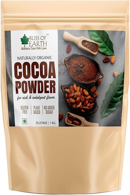 Dark Cocoa Powder, 1kg | Premium Unsweetened Baking Ingredient, Rich Chocolate Flavor