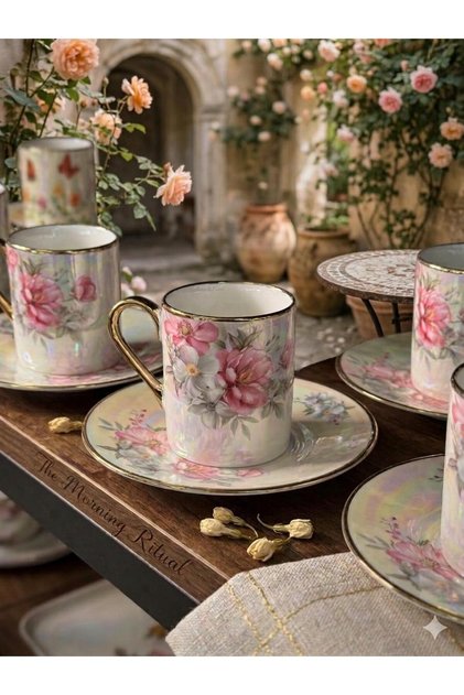 Pearlescent 6-Person Cup Set Tkebt Colorful
