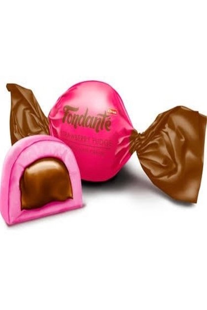 Fondante çilekli fudge çikolata kremalı 500GR