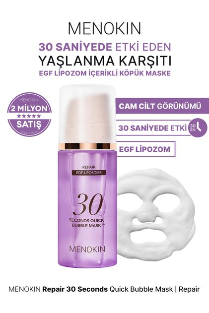 Cilt Bariyerini Destekleyen ve Koruyan Köpük Maske 30 Seconds Quick Bubble Mask (Repair)