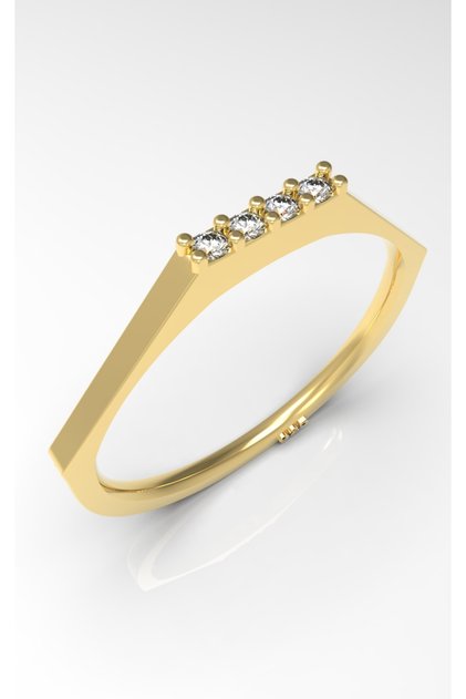 ✨ 925 Ayar Gümüş İnce Taşlı Yüzük | Parlak Minimal Tasarım | Altın ve Gümüş Renk Seçenekli 💍💎