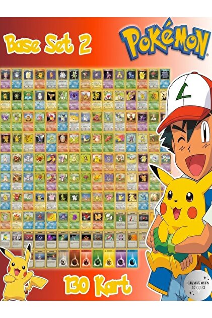 Cakmak Oyun Dukkani İngilizce Pokemon Base Set 2 Destesi 130