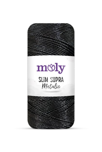 Slim Supra Metallic | Col. No: 1003 | İnce Metalik İplik 200 gr