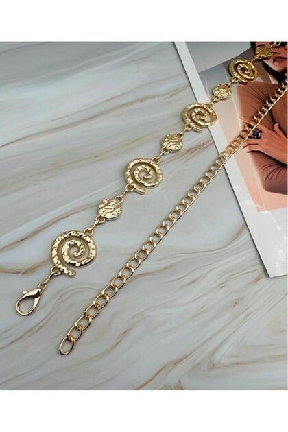 Snail Figured Women's Belt Waist Belt Chain Belt.