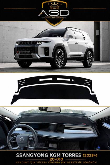 Ssangyong Kgm Torres (2023+) Torpedo Protection Cover Towel Cover Carpet Protector Front Accessory