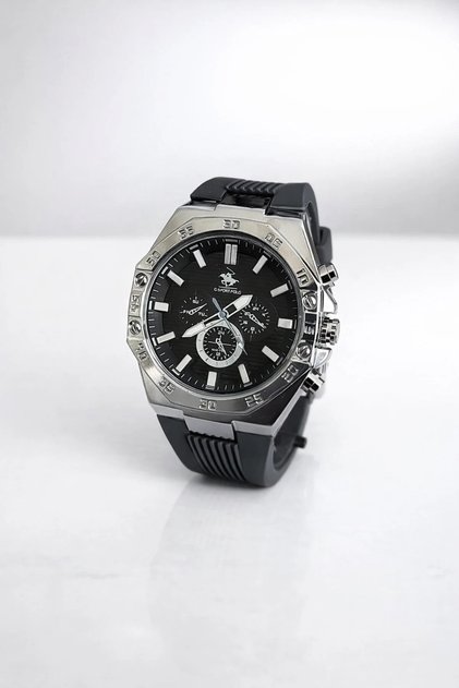Durable Silicone Men's Wristwatch