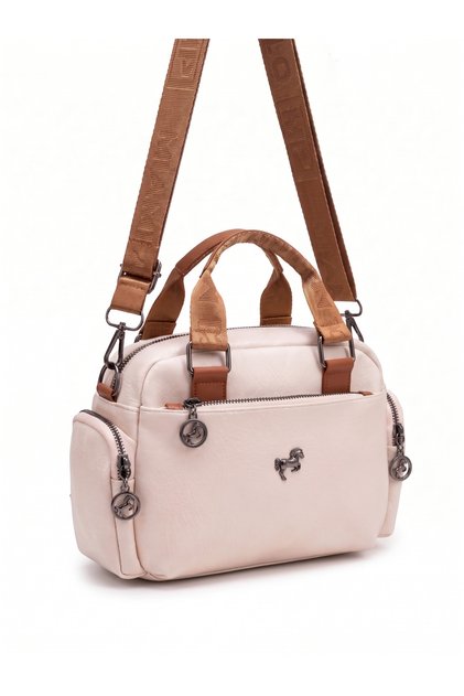 Women's Crossbody Bag with Plenty of Pockets and Shoulder Strap Width 27 Length 16 cm