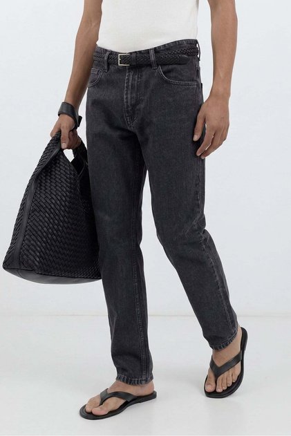 Anthracite Tapered Fit Men's Jeans