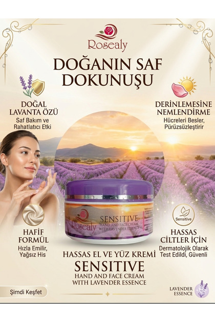 Rosealy Lavender Extract Hand and Face Cream 85 ml