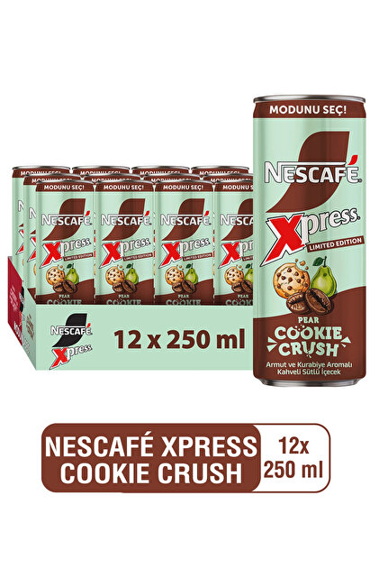 Nescafé Xpress Pear Cookie Crush 12 x 250 ml