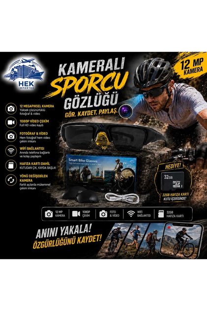KAMERALI GÖZLÜK