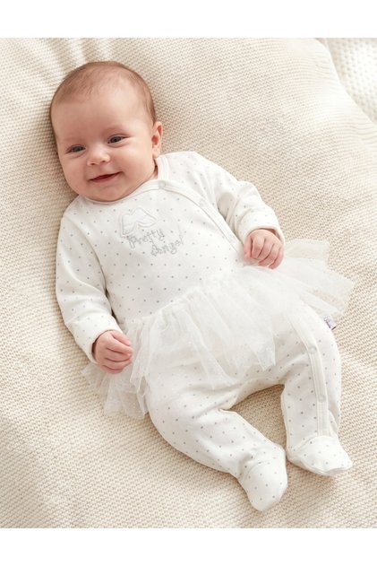 Salopeta Pretty Angel, cu argintiu