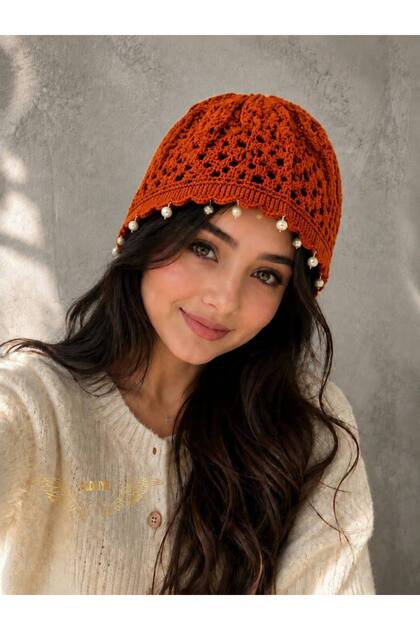 Mesh Knit Bandana – Stylish Bohemian Summer Beanie