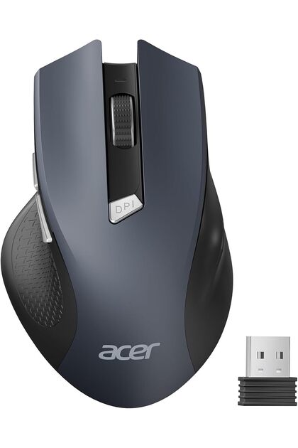 Mouse wireless pentru laptop, mouse de calculator 2.4GHz, 3 niveluri DPI ajustabile, mouse USB fără fir pentru birou