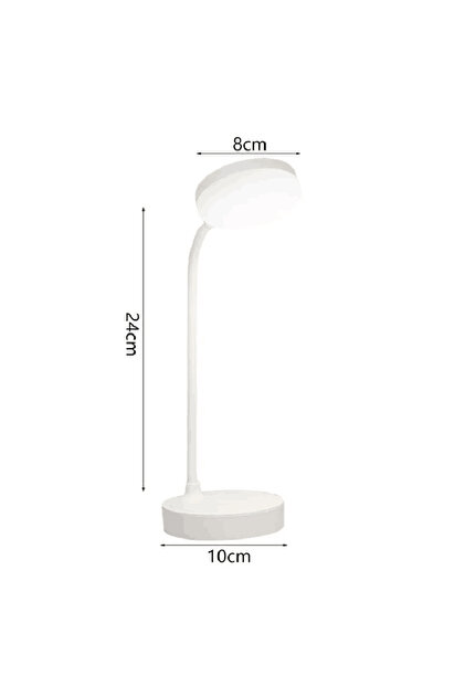 USB 1500mAh Table Lamp USB Plug Rechargeable Desk Lamp Bed Reading Book Night Light LED 3 Modes Dimm