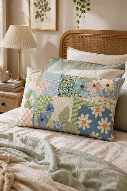 Decorative Quilted Pillowcase 50X70 cm 6Etd4