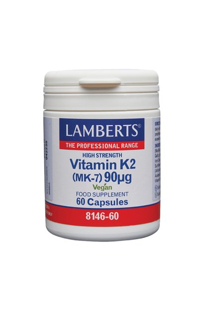 Βιταμίνη Κ2 90mg, 60 Κάψουλες