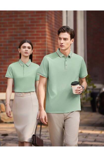 New Arw50313 Seri̇ntutan--High Quality Buttoned Polo Collar Tshirt