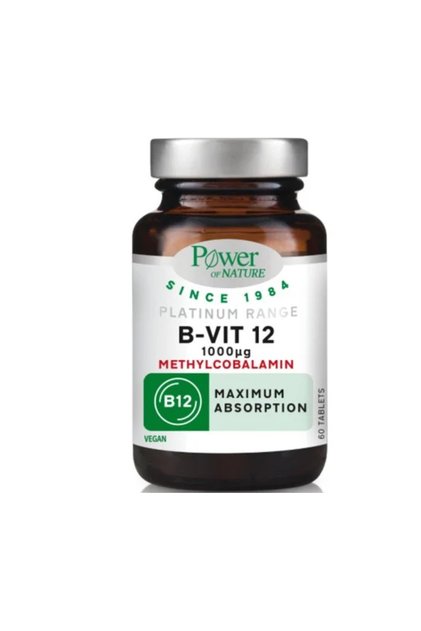 Πλατινένια Σειρά B-Vit12 1000μg, 60 δισκία