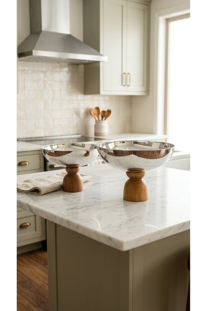 Dessert and Fruit Serving Platter Set 30X20/26X19 cm for a Stylish Touch at the Dining Table