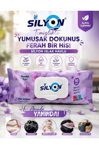 Silyon ıslak havlu