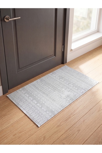 Classi Bamboo Satin Non-Slip Based Door Entrance Mat Washable Entrance Hall Carpet