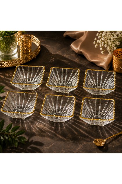 Possion Gold Detaylı Çerezlik/Sütlaç/Puding/Kahvaltılık/Sunum Kasesi*180 ml