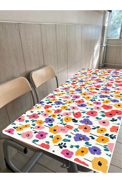 Elastic School Desk Cover 15-Pack 110X40 cm | Washable, Durable, Polyester Stain-Resistant Fabric (Teacher's Desk Gift)