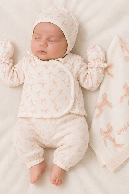 Sage 8 Piece Muslin Hospital Discharge Set | Premium Muslin Newborn Gift Set