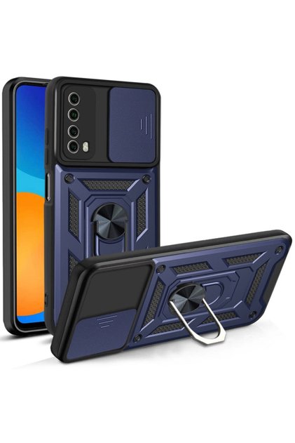 Vivo Y11S/Y20/Y20S Compatible Case with Camera Protection, Sliding Ring, Armor Military Tank Armor