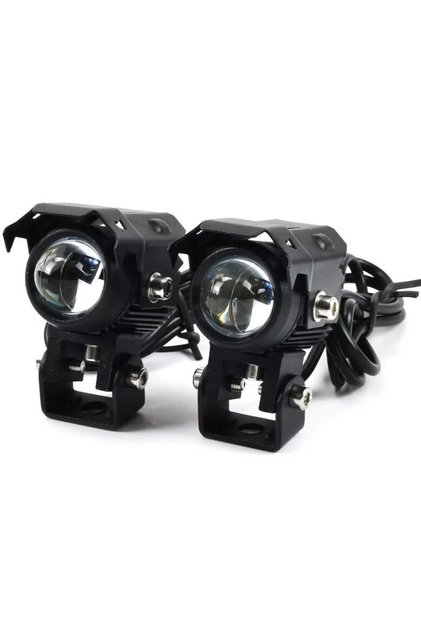 Universal Mini Προβολάκια Oμίχλης Αλουμινίου 40W Λευκού ,Κίτρινου Φωτισμού 2τμχ ΟΕΜ