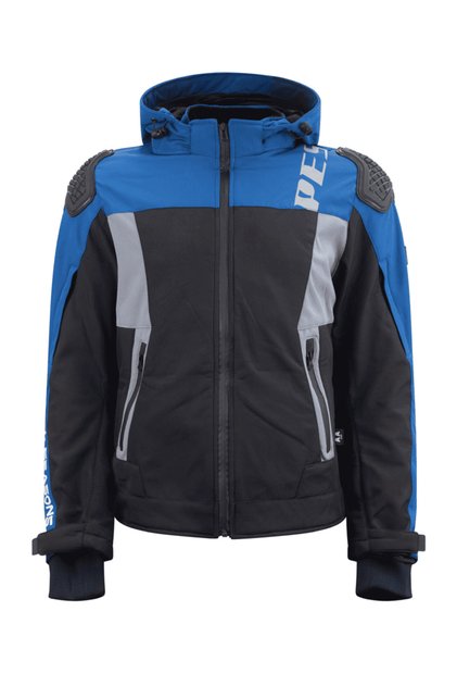 Geacă Moto Softshell PES 4Seasons – Impermeabilă, cu Protecții Level 2 și Ventilații (All Season)