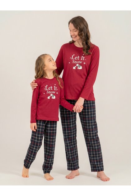 Mother-Daughter Pajama Set, Adult and Children's Pajamas Have Separate Prices