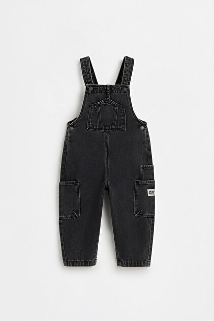 Kargo denim tulum