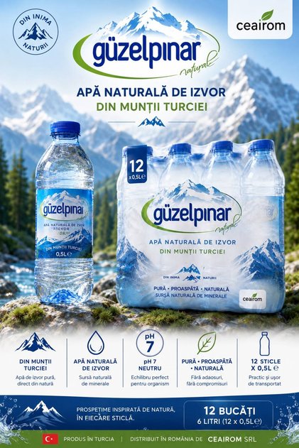 APA PLATA IZVOR 500GR PROMOTIE X 12 BUC