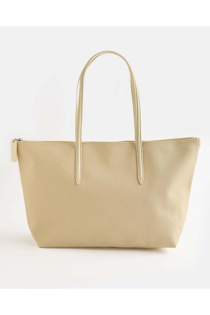 Women Beige Plain Shopping Bag