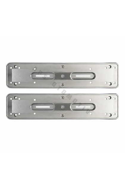 ETİKETÇİLERE KROM PLAKALIK HUMMER TİP PLASTİK ÜZERİNE KROM KAPLAMA 2 ADET (55 cm X 14 cm)