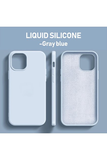 For iPhone 16 Gary blue New Luxury Shockproof Cover For iPhone 16 Pro Max 16 15 14 Pro 11 12 13 Pro