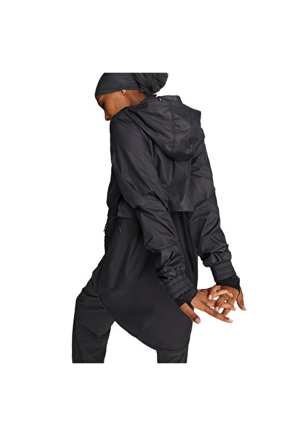 Puma Modest Activewear Kadın Siyah Koşu Yağmurluk 52179101
