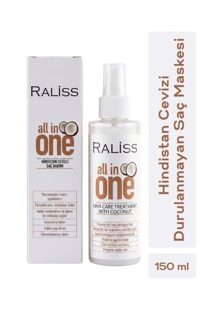 All in One Hair Treatment Hindistan Cevizi Durulanmayan Saç Maskesi 150 ML