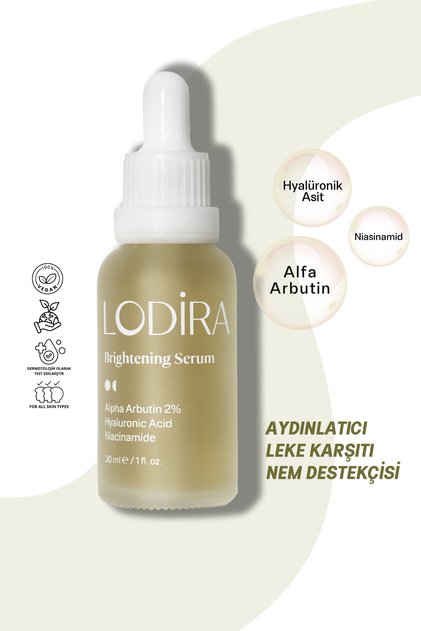 Brightening and Anti-Blemish Serum Alpha Arbutin 2% Hyaluronic Acid 2% Niacinamide