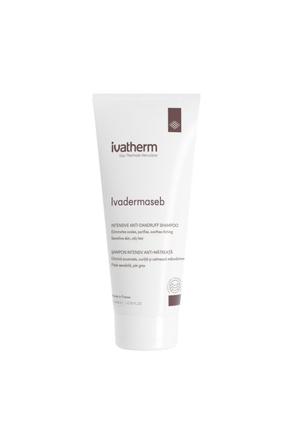 Ivadermaseb intensive anti-dandruff shampoo, Ivatherm, Shampoo, 200 ml