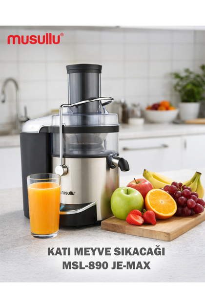 Musullu MSL-890 JE-MAX KATI MEYVE SIKACAĞI 1000w paslanmaz çelik
