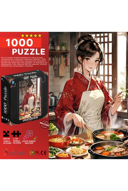 1000 Piece Puzzle a Day in Japanese Cuisine