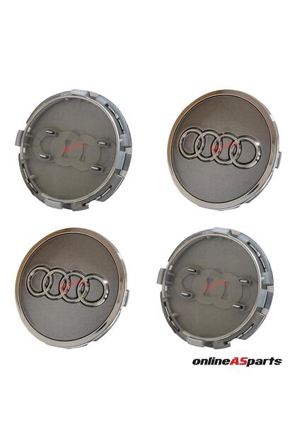 Audi A4 A5 A6 [2016-2020] Jant Göbek Arması (SET) 8W0198601 FÜME