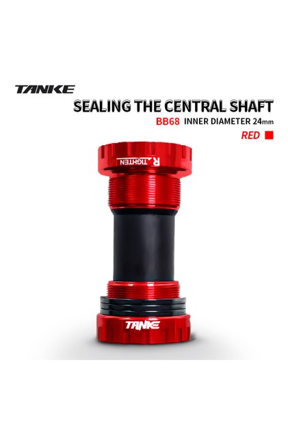 BB68-red TANKE-BB68 BB92-73mm,Bottom Brackets Adapter,Bicycle Crank Middle Axle Type,MTB Road Bike C