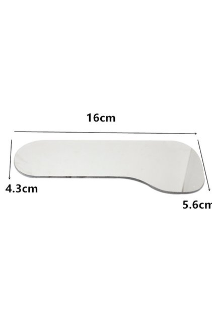 E 1Pc Dental Orthodontic Double-Sided Mirrors Reflector with Titanium Coated Photography Glass Mirro