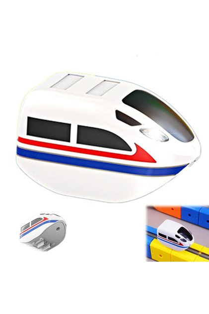 D Children Magic Track Train Electric Assembled Building Blocks Magnetic Rail Car Maze Educational .